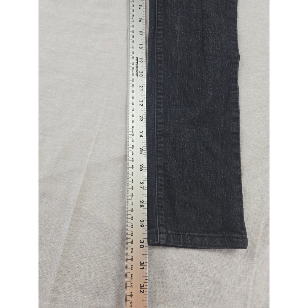 XXI Denim Forever 21 Womens Skinny Jeans Faded Black Low Rise Size 27x30 - Picture 5 of 9